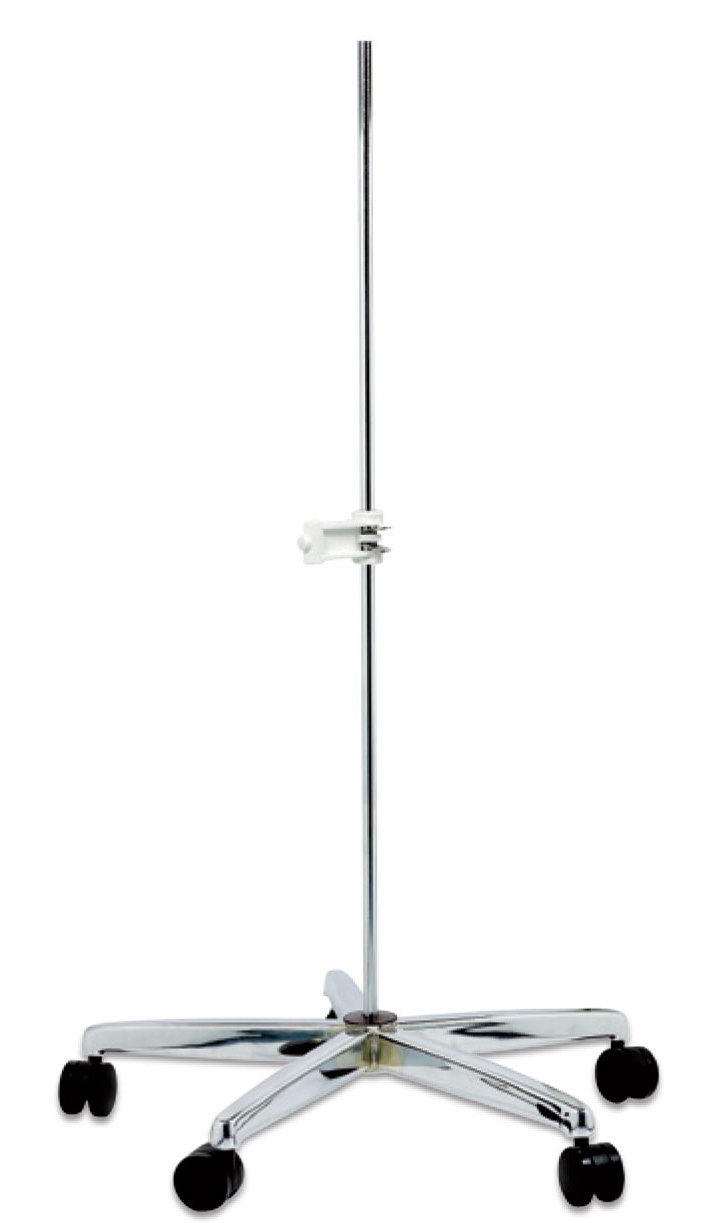 Floor Stand 5 Castor with 1200mm stem and adjustable height bracket image 0