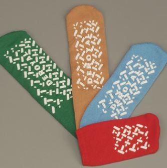 Slipper - Single Sided Non Slip Sock Teal/Mint Universal image 0