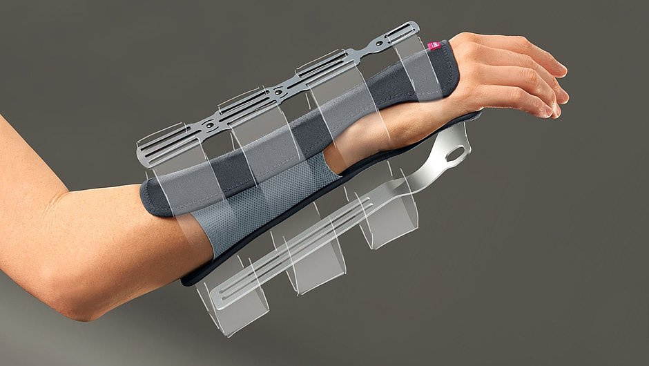 Manumed RFX Wrist and forearm Support for fractures Grey Right Large image 1