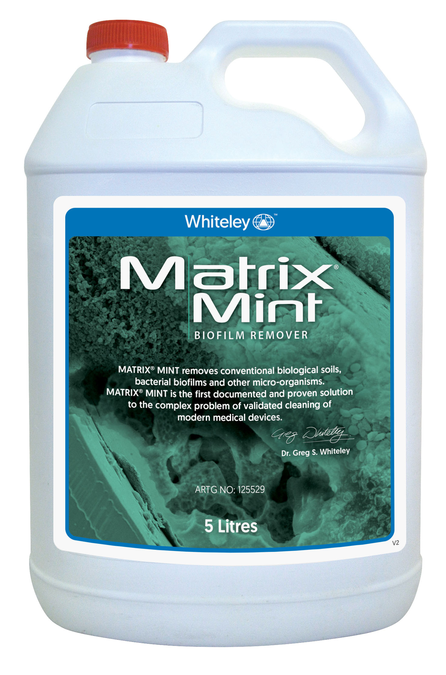 Whiteley Matrix Mint Biofilm Remover 5 Litre image 0