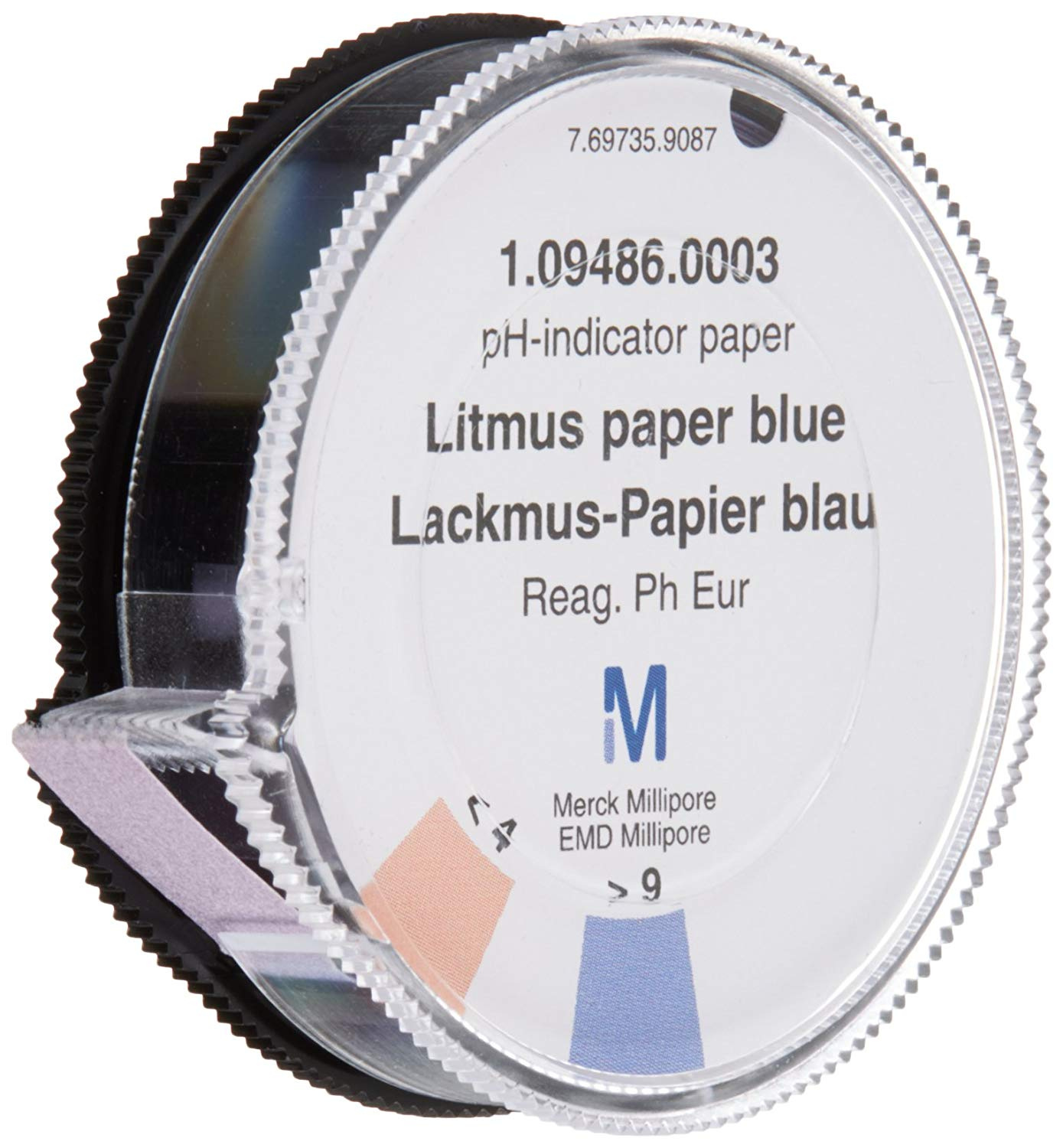Merck Millipore pH-indicator paper Litmus paper blue image 0