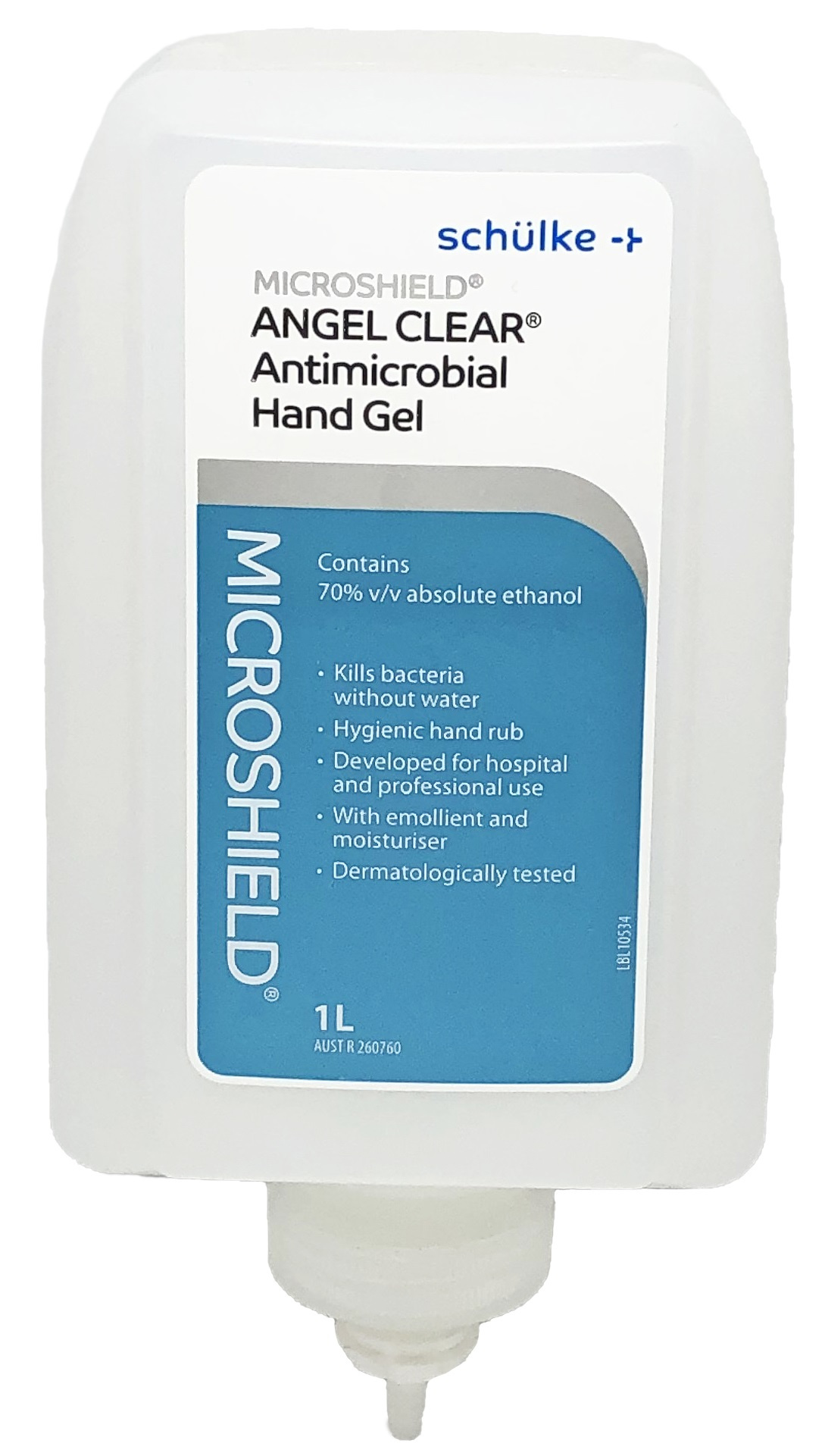 Microshield Angel Clear Antimicrobial Hand Gel 1000ml image 0