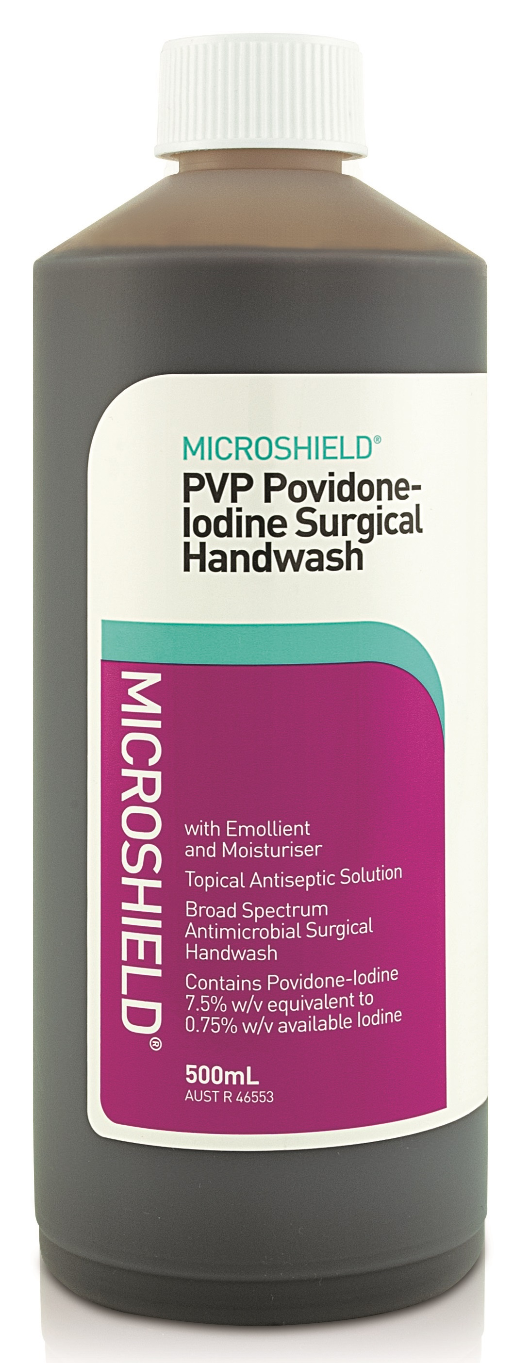 Microshield Povidone-Iodine Surgical Handwash 500ml image 0