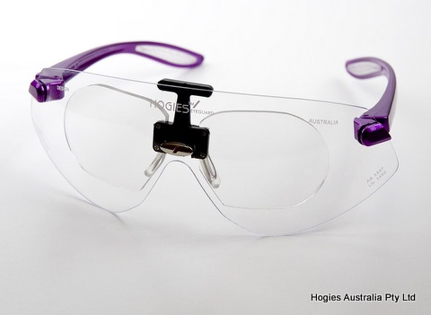 Hogies rimless prescription lens holder plus case image 1