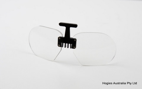 Hogies rimless prescription lens holder plus case image 0