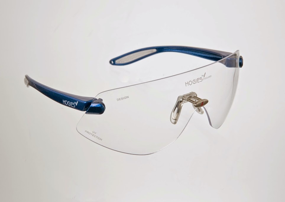 Glasses Hogies Eyeguard Clear Lens Blue arms image 0