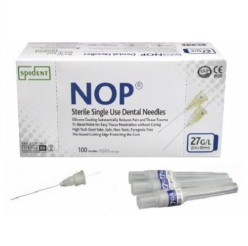 Spident NOP Dental Needle 27g x 30mm Long image 0