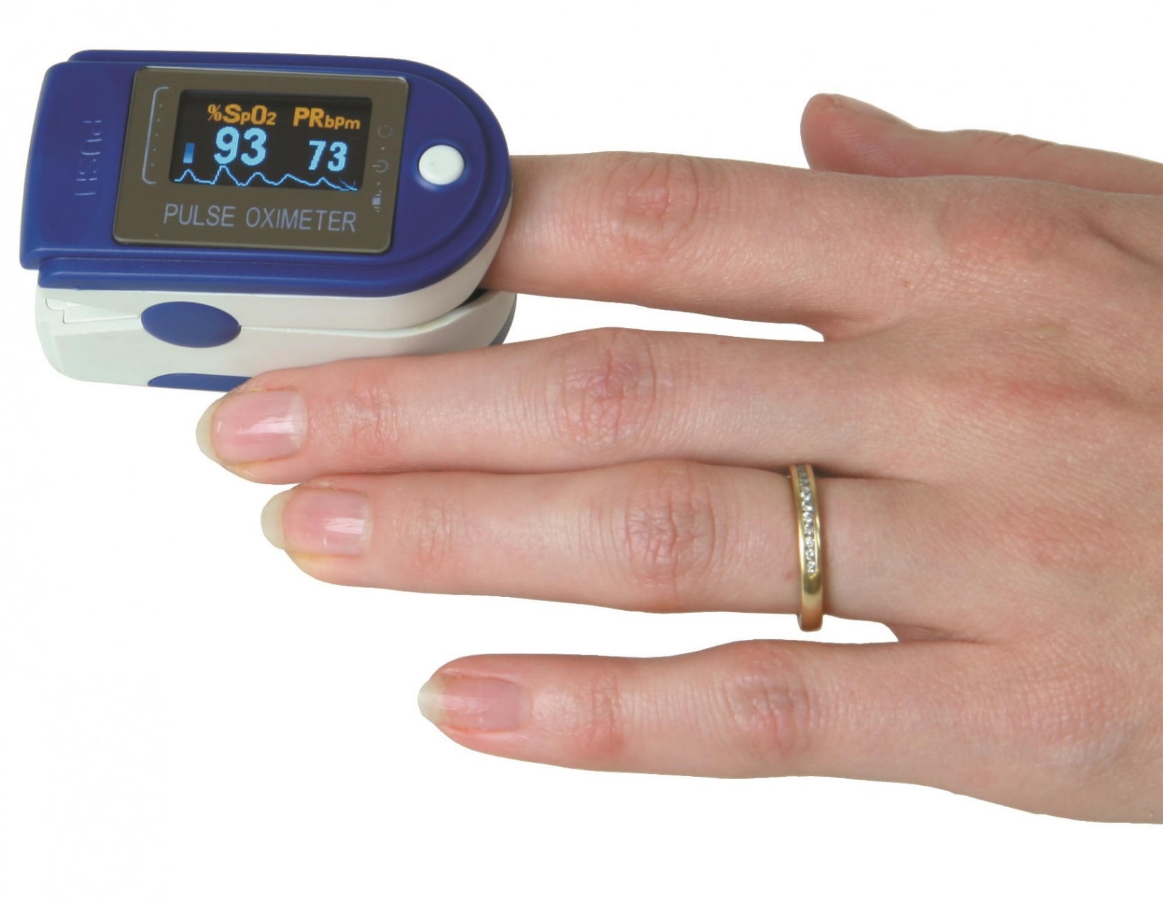 Pulse Oximeter Finger 50C with Protective Hard Case image 1