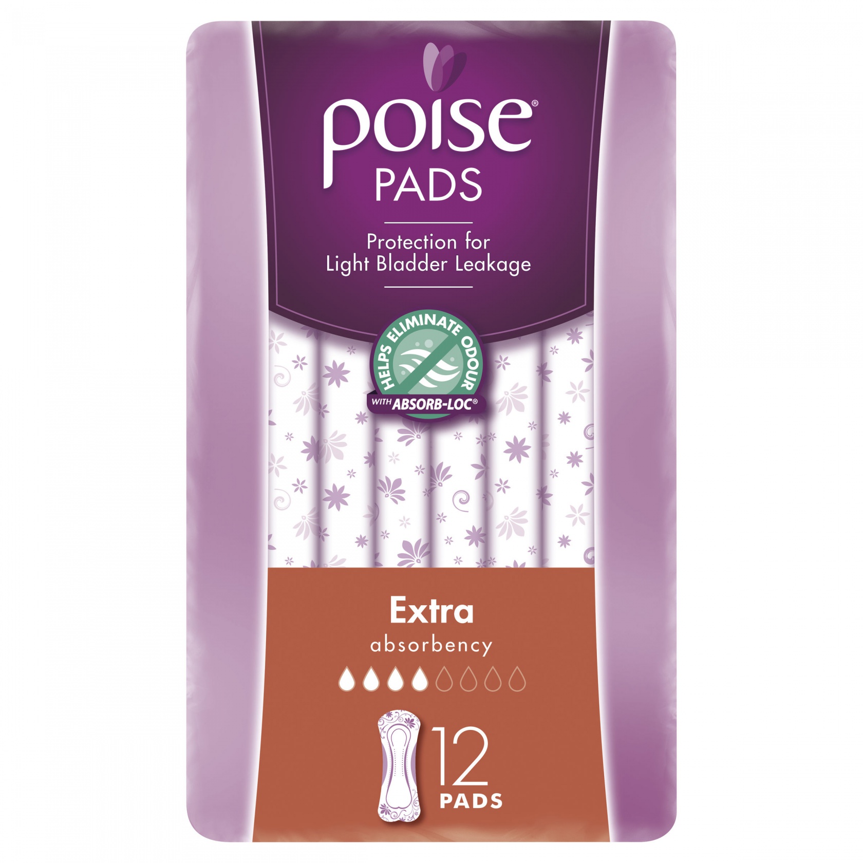Poise Pads Extra 12 image 1