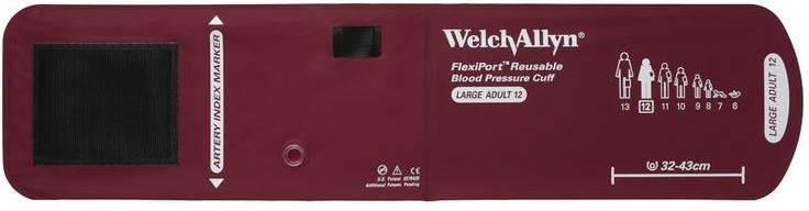 Welch Allyn Flexiport Cuff Large Adult Long 32-43cm image 0