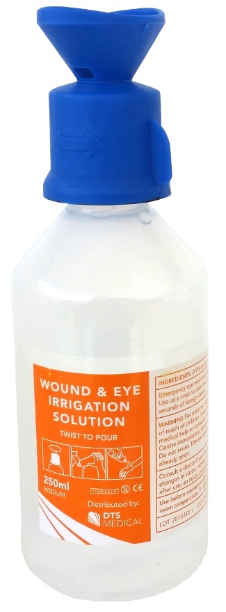 Wound and Eye Irrigation Bottle Prefilled 250ml image 0
