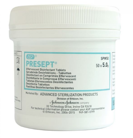 Presept Disinfectant Tablets 5.0g Tub 50 image 0