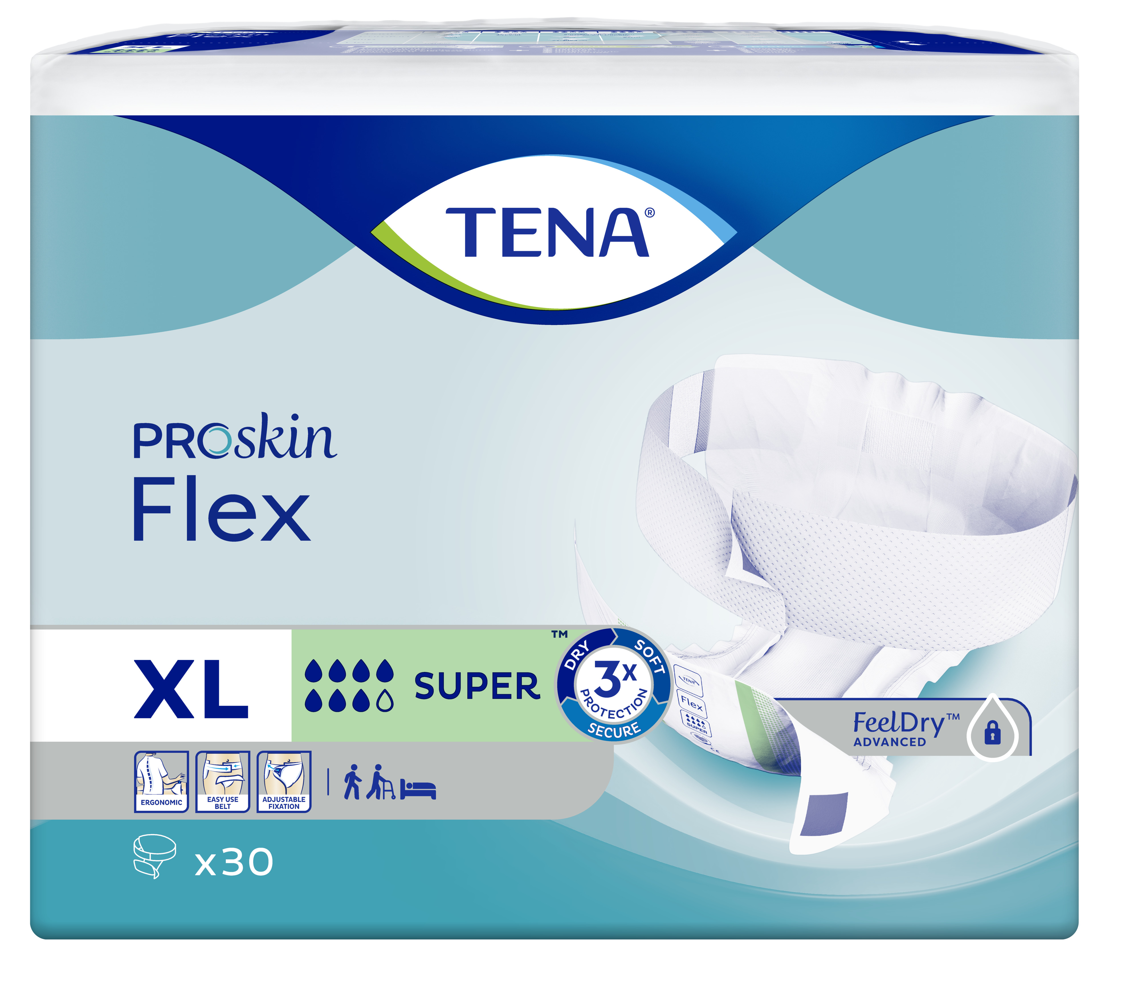 TENA PROskin Flex Super Extra Large 30s image 0