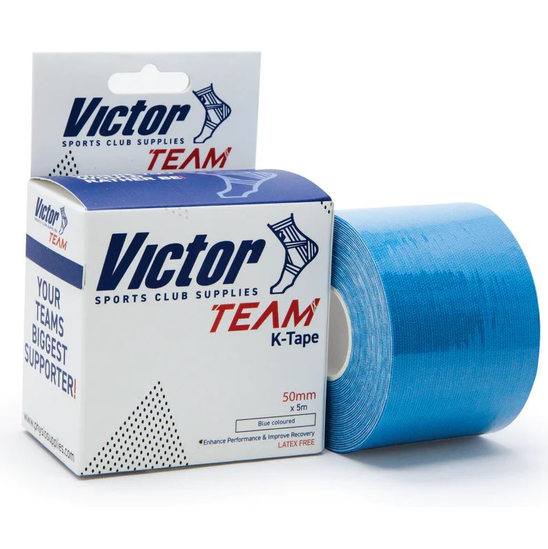 Victor Team K-Tape 50mm x 5m  Blue image 0