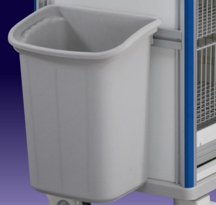 Milano Accessories Waste Bin with Side Rail image 0