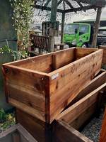 Redwood Garden Box 2.1 x .7 x .5