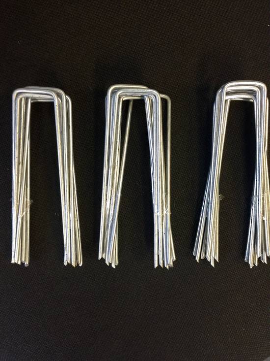 Steel Staple Pins 13cm image 0