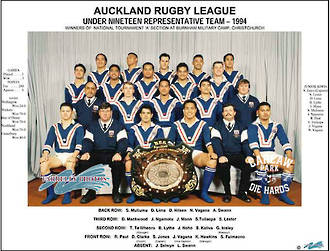 Auckland Rugby League U19 Team 1994