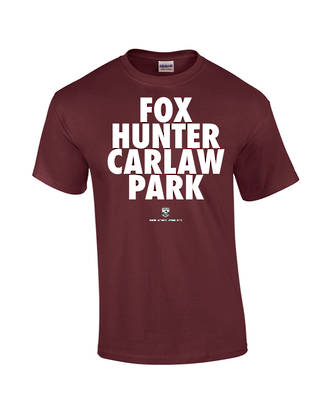 Carlaw Park "Fox Hunter" Maroon Tee