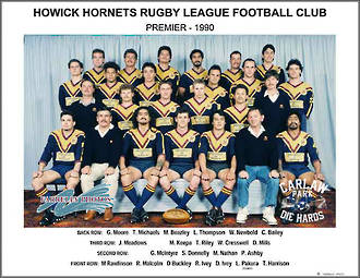 Howick Hornets Rugby League Premiers 1990