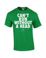 Carlaw Park "Can't Run Without A Head" Irish Green Tee