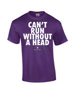 Carlaw Park "Can't Run Without A Head" Purple Tee