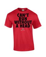 Carlaw Park "Can't Run Without A Head" Red Tee