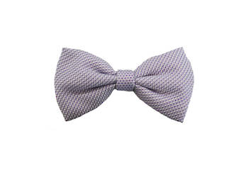 Lilac pattern Pre-tied Bow