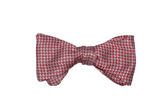 Red houndstooth TYO bow tie