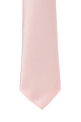 Baby Pink Satin Tie