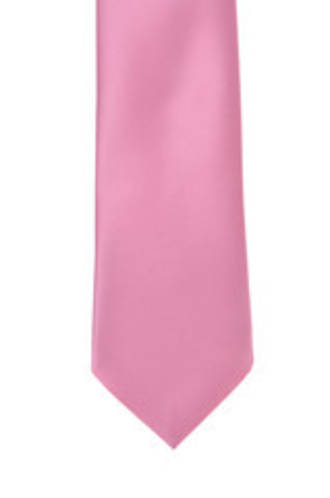 Pink Satin Tie