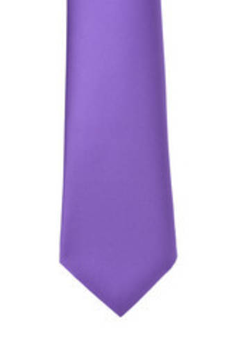 Light Purple Satin Tie