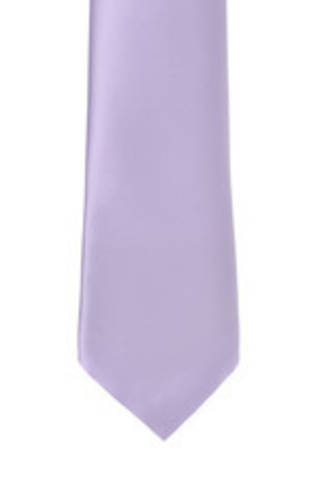 Lilac Satin Tie
