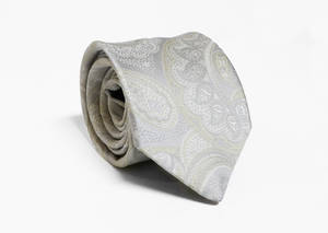 Champagne Paisley tie