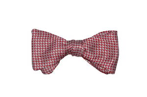 Red houndstooth TYO bow tie