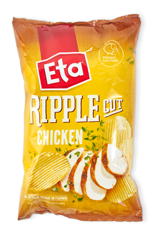Chips Chicken Eta Spudz Ripple 40gm (Carton 24)