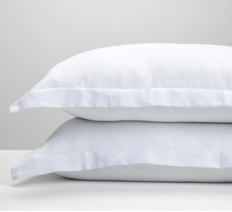 White Linen  Pillowcases