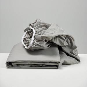 Smoke Cotton Fitted Sheets
