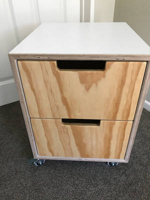 Urban 2 Drawers Bedside Table