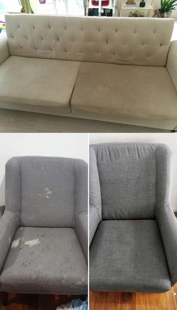 UPHOLSTERY STEAM CLEANING
