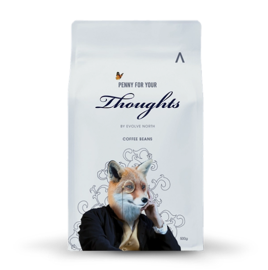 Penny For Your Thoughts Whole Roast Coffee - 500gm Retail Bag