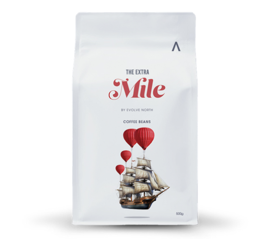 The Extra Mile Whole Roast Coffee - 500gm Retail Bag