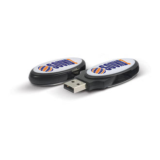 Oval USB 2GB Flash Drive