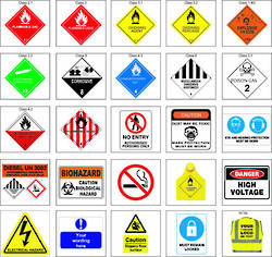 Dangerous Goods Signs & Stickers