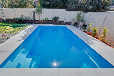Sanctuary swimming pool shape by Compass Pools