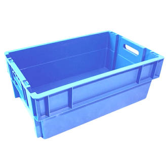 44 Litre Stack N Nest Crate Solid Base (600 x 400mm)