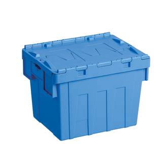 25 Litre Attached Lid Crate (400 x 300mm)
