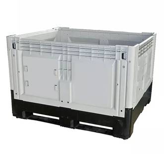 COPACK Collapsible Pallet Bin 700 Litre - Solid with 2 x Access Doors