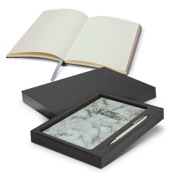 Marble Notebook and Pen Gift Set image 0
