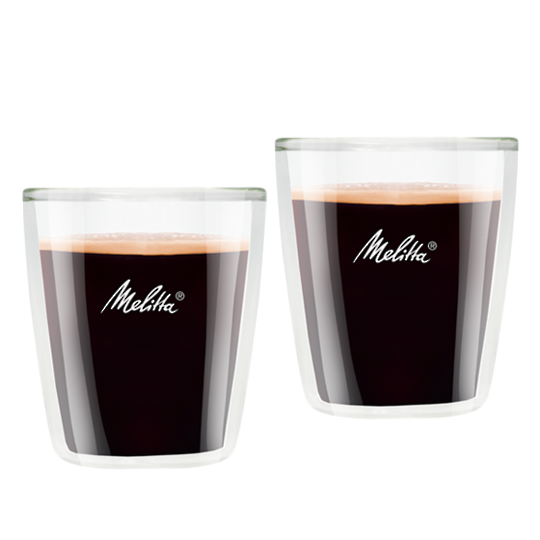 Melitta Espresso Coffee Glasses Double Walled Set of 2 pcs